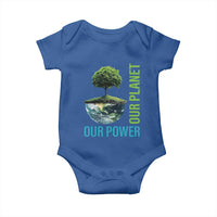 Our Power Our Planet Baby Onesie Earth Day 2025
