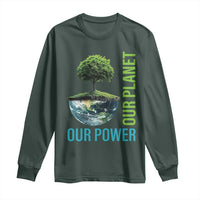 Our Power Our Planet Long Sleeve Shirt Earth Day 2025