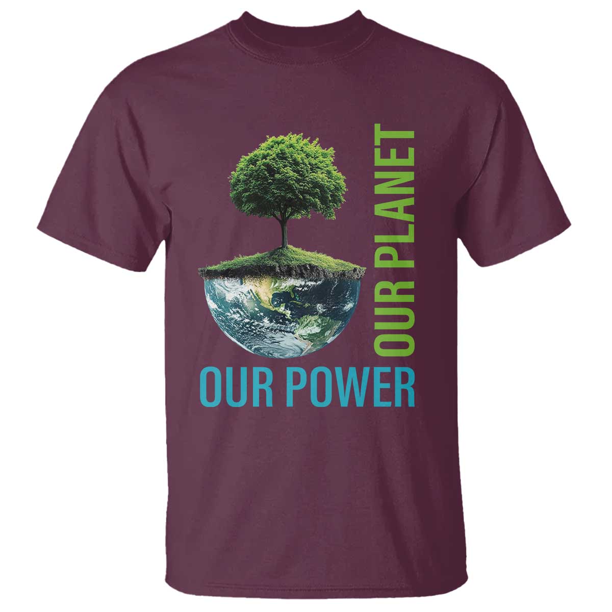 Our Power Our Planet T Shirt Earth Day 2025