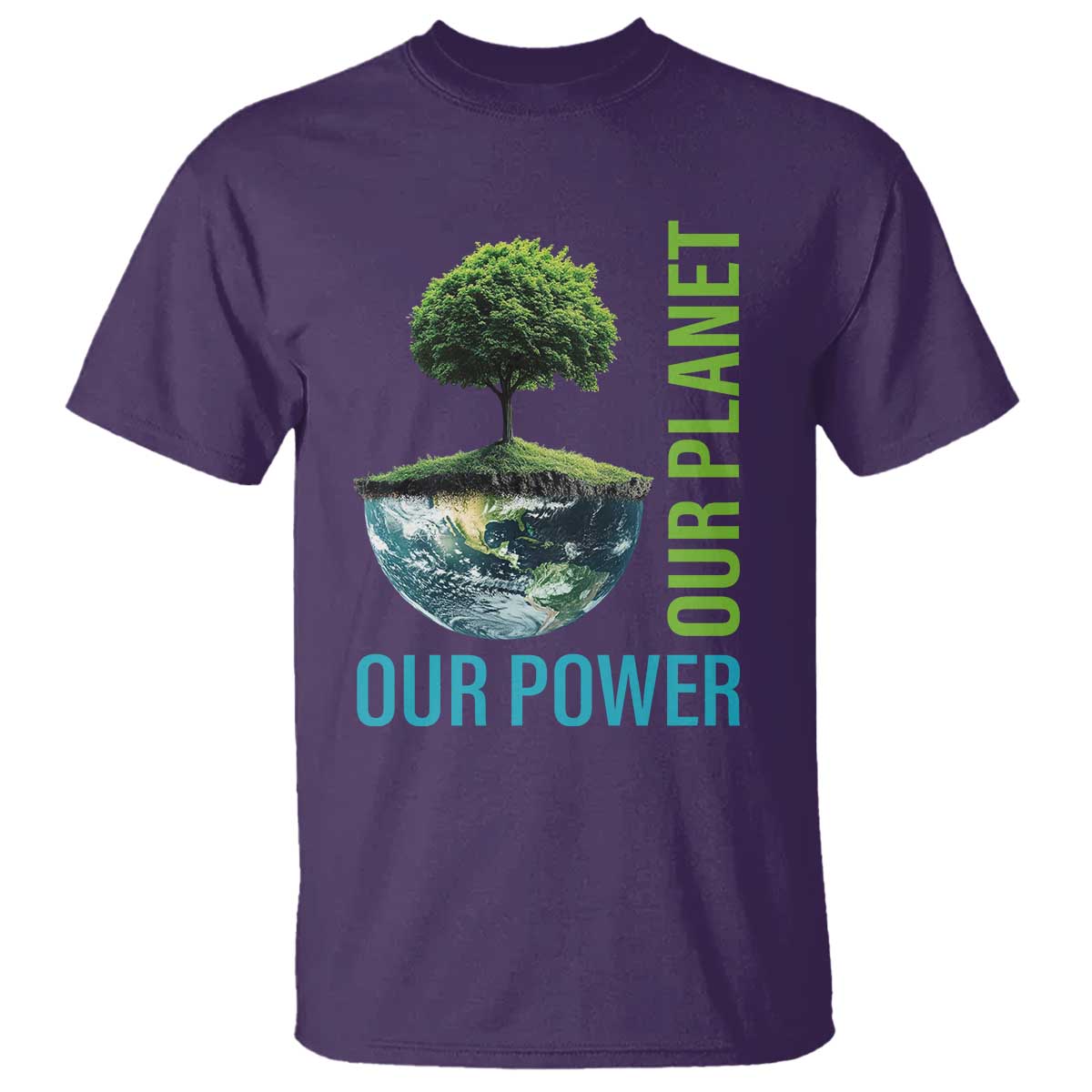Our Power Our Planet T Shirt Earth Day 2025