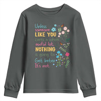 Protect Environment Youth Sweatshirt Unless Someone Like You Cares A Whole Awful Lot