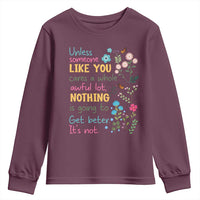 Protect Environment Youth Sweatshirt Unless Someone Like You Cares A Whole Awful Lot