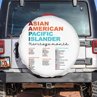 AAPI Heritage Month Spare Tire Cover Asian American and Pacific Islander Countries Pride