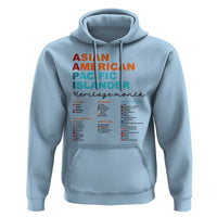 AAPI Heritage Month Hoodie Asian American and Pacific Islander Countries Pride