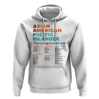 AAPI Heritage Month Hoodie Asian American and Pacific Islander Countries Pride