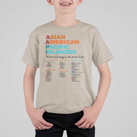 AAPI Heritage Month T Shirt For Kid Asian American and Pacific Islander Countries Pride