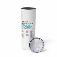 AAPI Heritage Month Skinny Tumbler Asian American and Pacific Islander Countries Pride
