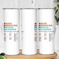 AAPI Heritage Month Skinny Tumbler Asian American and Pacific Islander Countries Pride