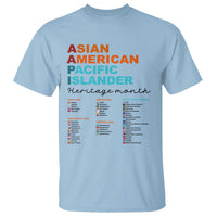 AAPI Heritage Month T Shirt Asian American and Pacific Islander Countries Pride