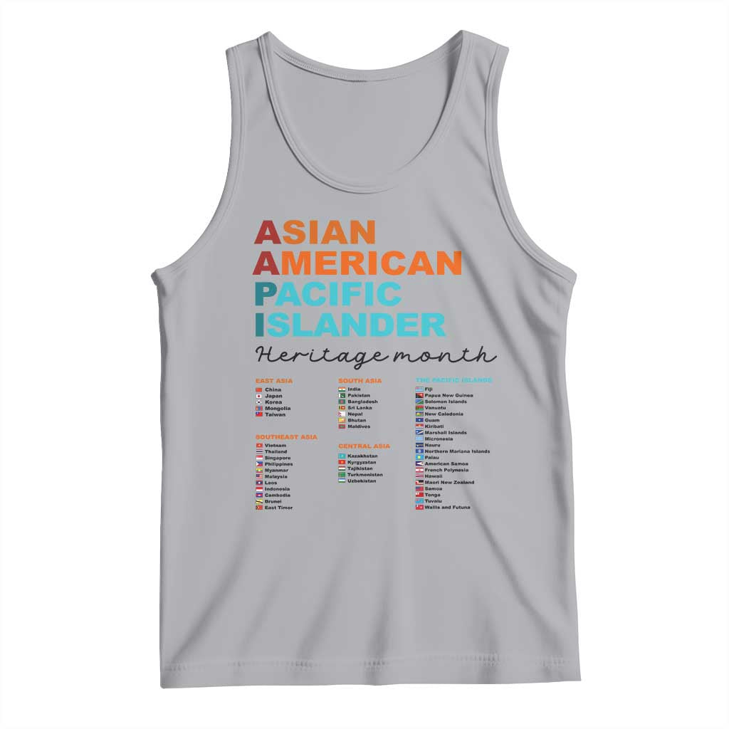AAPI Heritage Month Tank Top Asian American and Pacific Islander Countries Pride