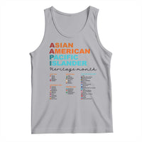 AAPI Heritage Month Tank Top Asian American and Pacific Islander Countries Pride