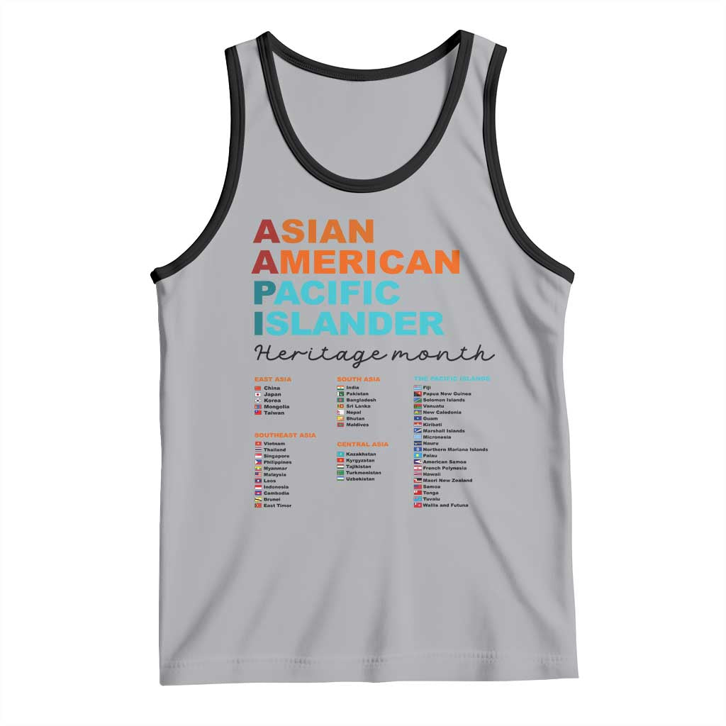 AAPI Heritage Month Tank Top Asian American and Pacific Islander Countries Pride