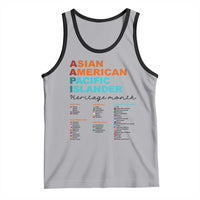 AAPI Heritage Month Tank Top Asian American and Pacific Islander Countries Pride