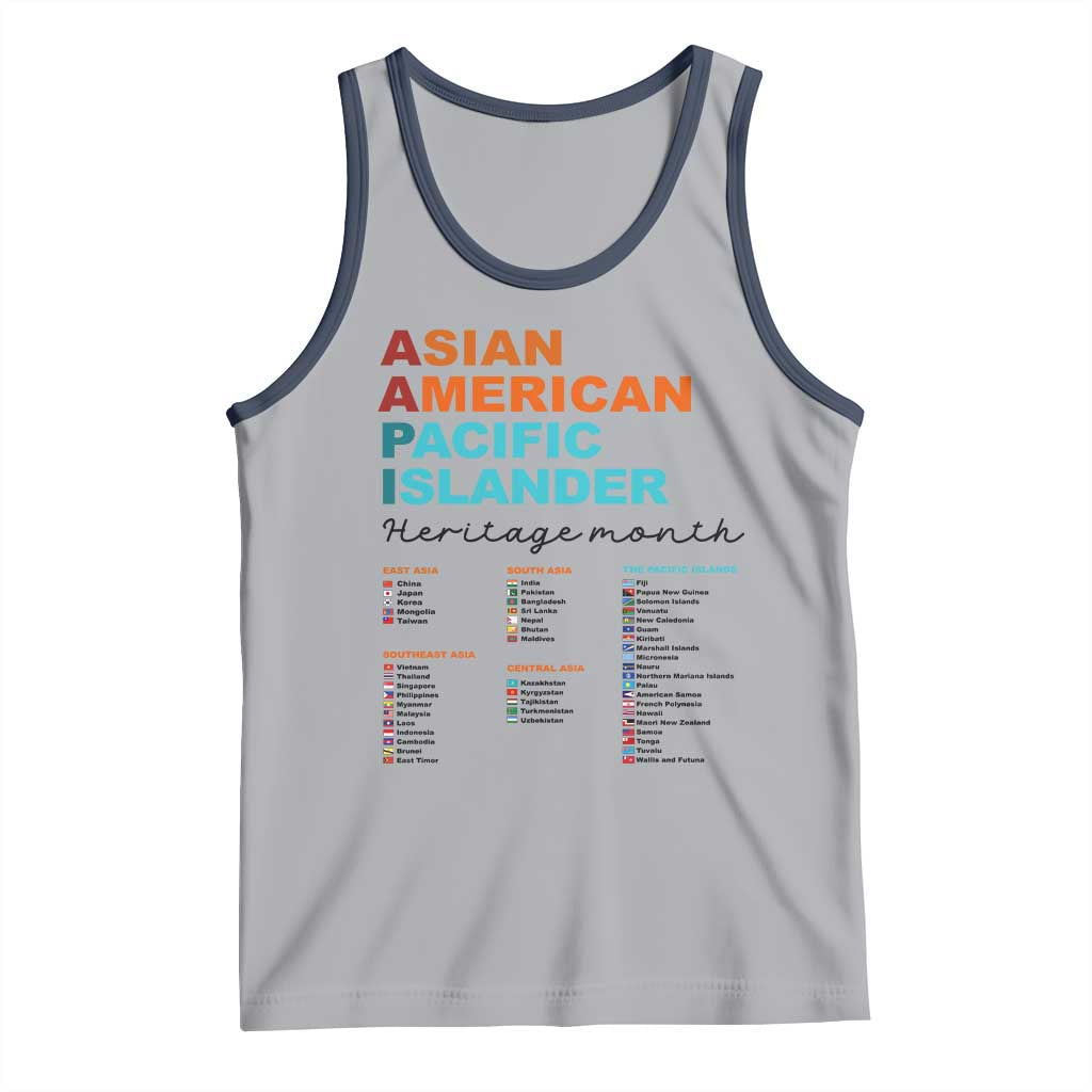 AAPI Heritage Month Tank Top Asian American and Pacific Islander Countries Pride