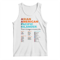 AAPI Heritage Month Tank Top Asian American and Pacific Islander Countries Pride