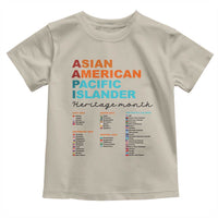 AAPI Heritage Month Toddler T Shirt Asian American and Pacific Islander Countries Pride