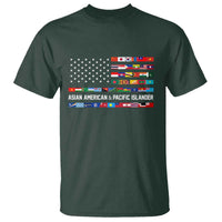 AAPI Heritage Month T Shirt Asian American and Pacific Islander USA Flag