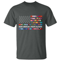 AAPI Heritage Month T Shirt Asian American and Pacific Islander USA Flag