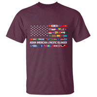 AAPI Heritage Month T Shirt Asian American and Pacific Islander USA Flag