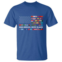 AAPI Heritage Month T Shirt Asian American and Pacific Islander USA Flag