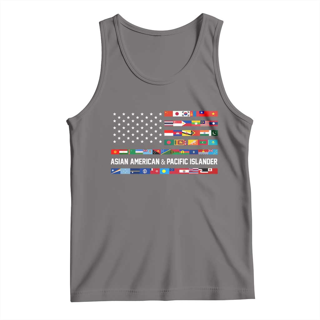 AAPI Heritage Month Tank Top Asian American and Pacific Islander USA Flag