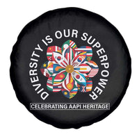 AAPI Heritage Month Spare Tire Cover Diversity Is Our Superpower Asian American and Pacific Islander