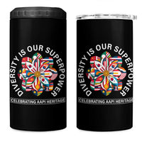 AAPI Heritage Month 4 in 1 Can Cooler Tumbler Diversity Is Our Superpower Asian American and Pacific Islander