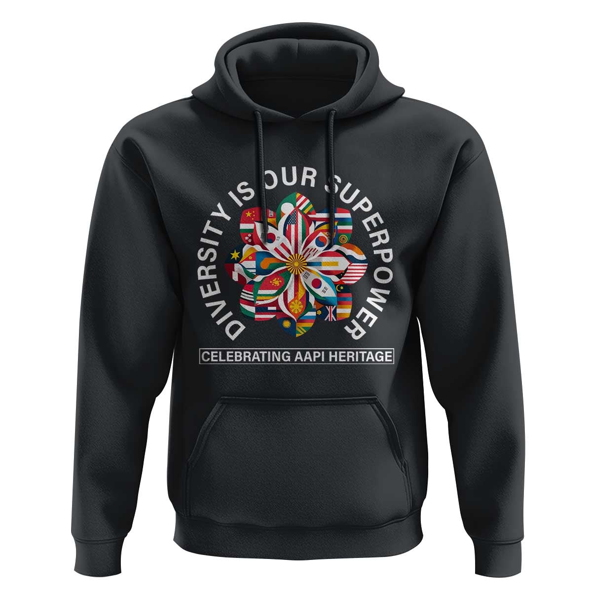 AAPI Heritage Month Hoodie Diversity Is Our Superpower Asian American and Pacific Islander