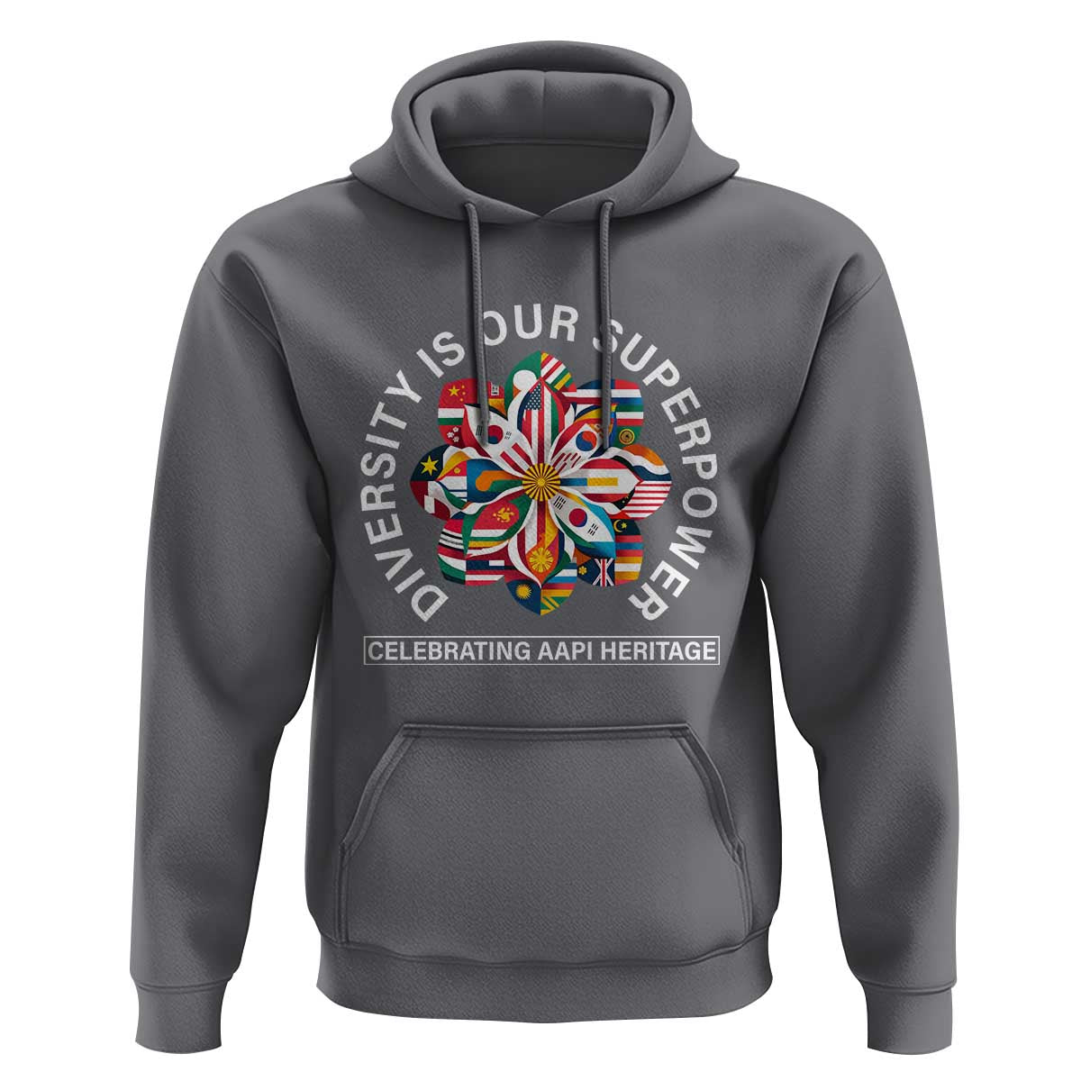 AAPI Heritage Month Hoodie Diversity Is Our Superpower Asian American and Pacific Islander