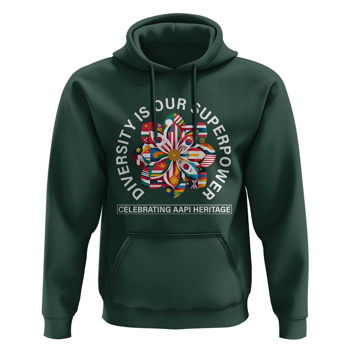 AAPI Heritage Month Hoodie Diversity Is Our Superpower Asian American and Pacific Islander