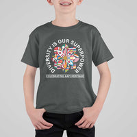 AAPI Heritage Month T Shirt For Kid Diversity Is Our Superpower Asian American and Pacific Islander
