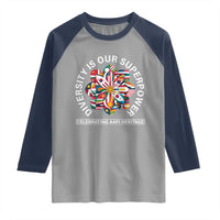 AAPI Heritage Month Raglan Shirt Diversity Is Our Superpower Asian American and Pacific Islander