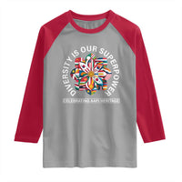 AAPI Heritage Month Raglan Shirt Diversity Is Our Superpower Asian American and Pacific Islander