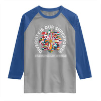 AAPI Heritage Month Raglan Shirt Diversity Is Our Superpower Asian American and Pacific Islander