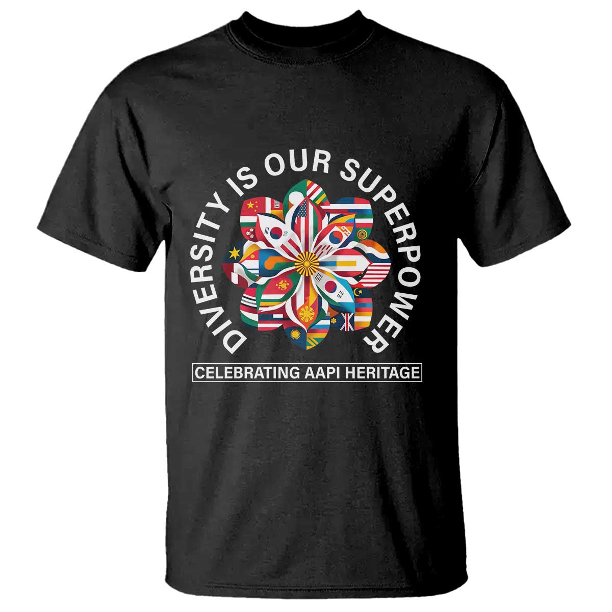 AAPI Heritage Month T Shirt Diversity Is Our Superpower Asian American and Pacific Islander