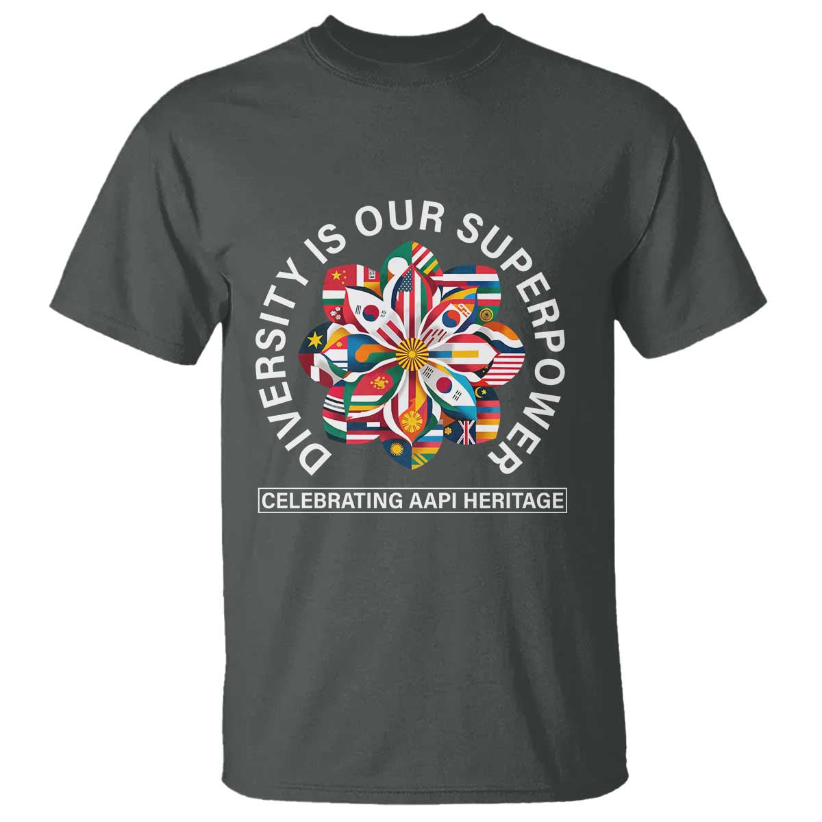 AAPI Heritage Month T Shirt Diversity Is Our Superpower Asian American and Pacific Islander