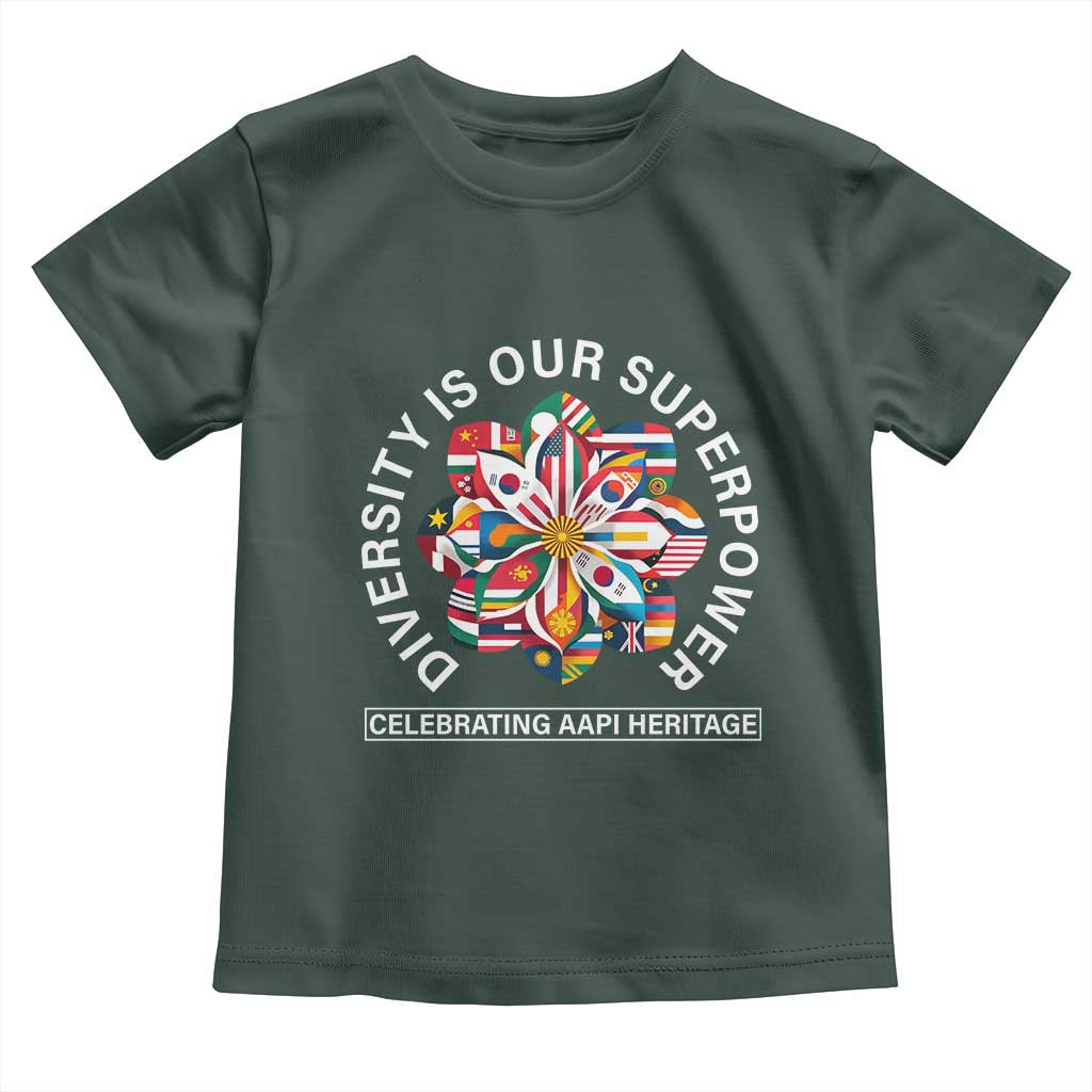 AAPI Heritage Month Toddler T Shirt Diversity Is Our Superpower Asian American and Pacific Islander