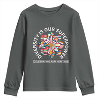 AAPI Heritage Month Youth Sweatshirt Diversity Is Our Superpower Asian American and Pacific Islander