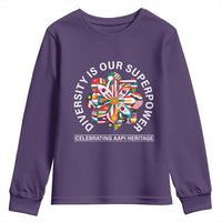 AAPI Heritage Month Youth Sweatshirt Diversity Is Our Superpower Asian American and Pacific Islander