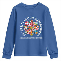 AAPI Heritage Month Youth Sweatshirt Diversity Is Our Superpower Asian American and Pacific Islander
