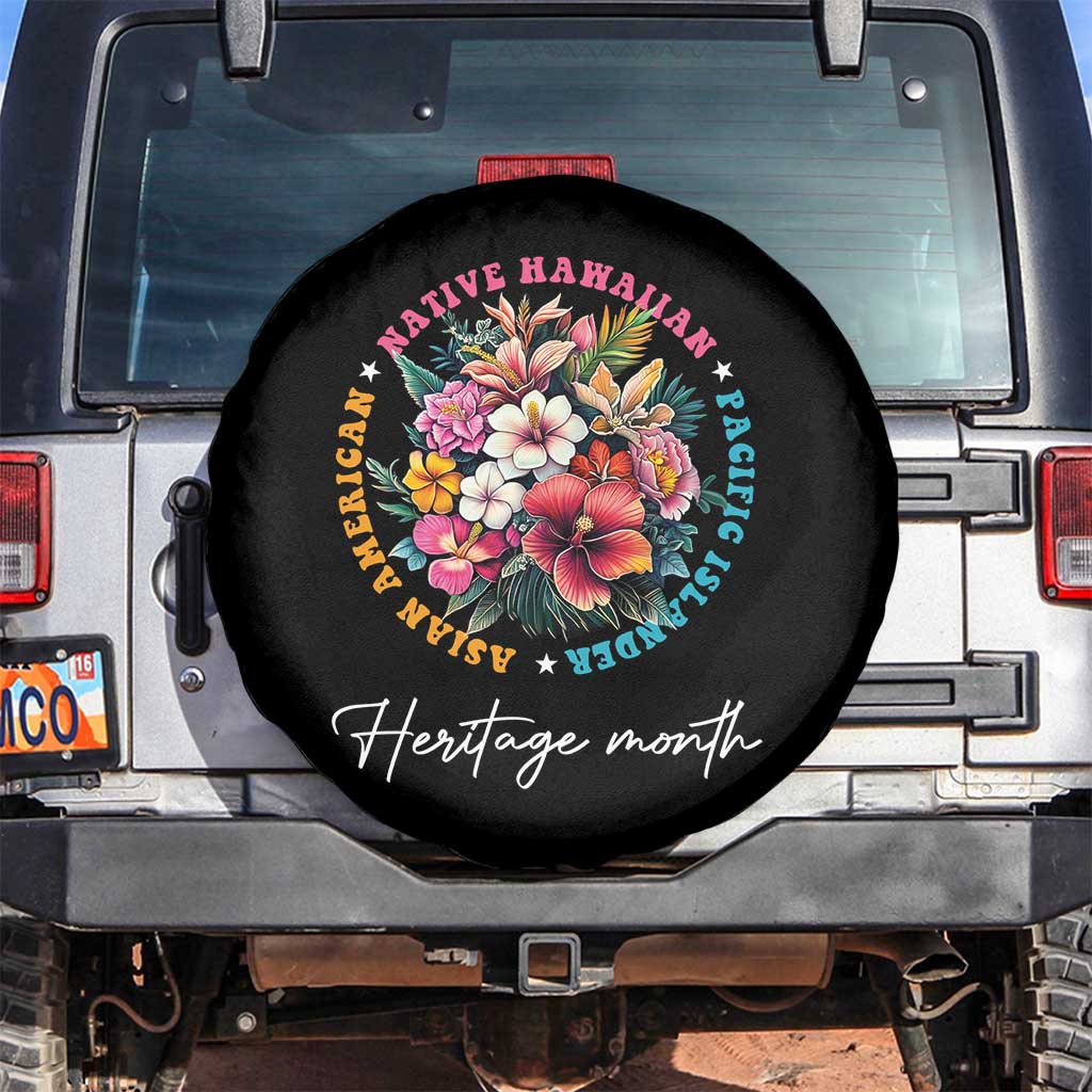 AAPI Heritage Month Spare Tire Cover Asian American Native Hawaiian Pacific Islander Vintage