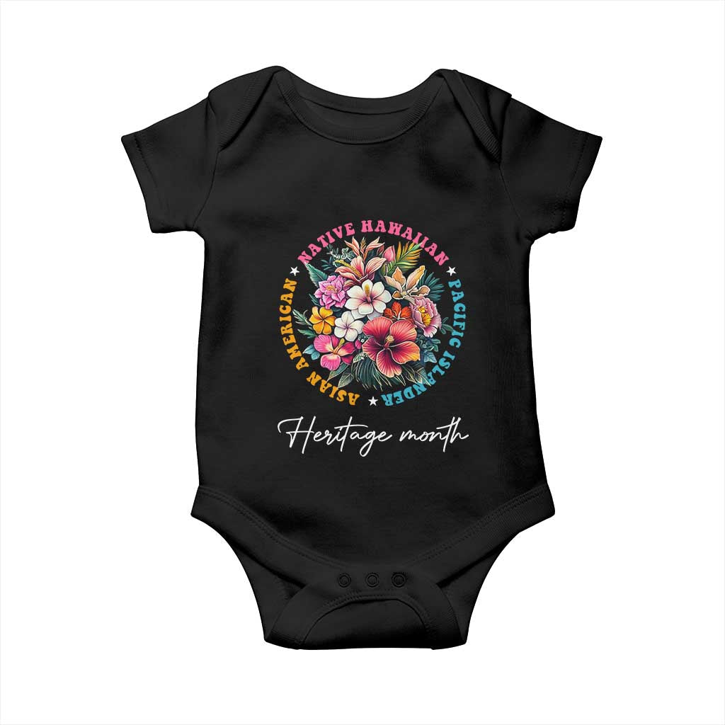 AAPI Heritage Month Baby Onesie Asian American Native Hawaiian Pacific Islander Vintage