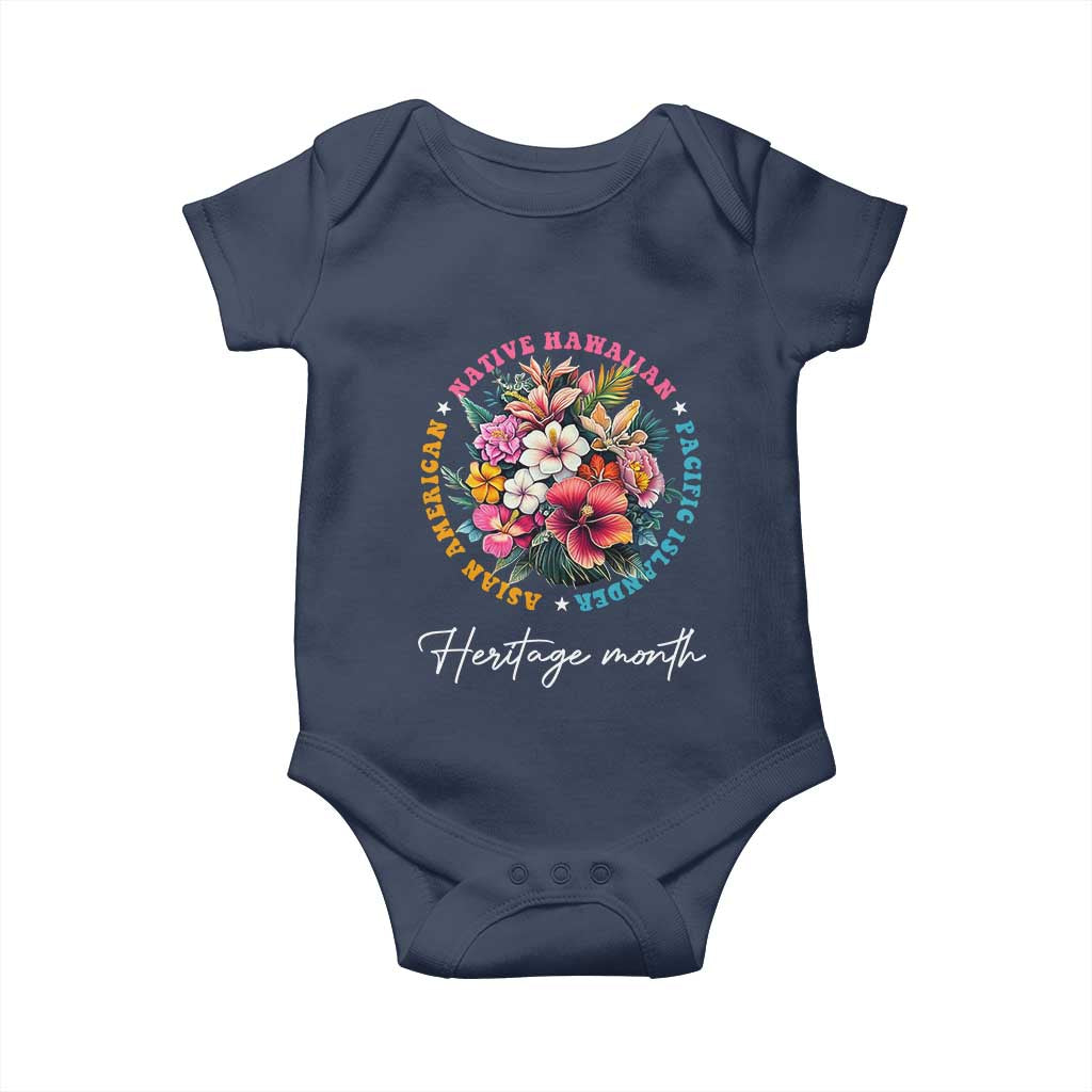 AAPI Heritage Month Baby Onesie Asian American Native Hawaiian Pacific Islander Vintage