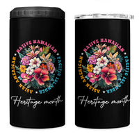 AAPI Heritage Month 4 in 1 Can Cooler Tumbler Asian American Native Hawaiian Pacific Islander Vintage