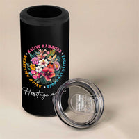 AAPI Heritage Month 4 in 1 Can Cooler Tumbler Asian American Native Hawaiian Pacific Islander Vintage