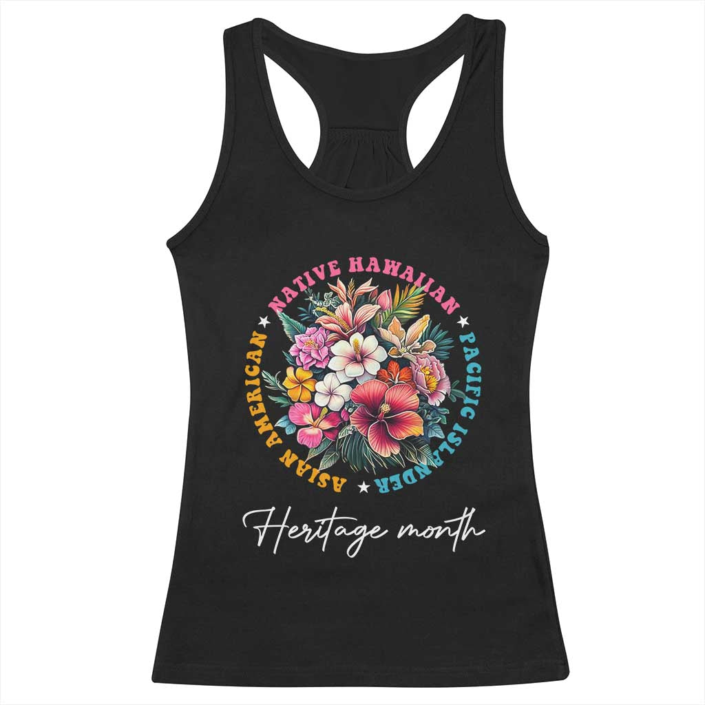 AAPI Heritage Month Racerback Tank Top Asian American Native Hawaiian Pacific Islander Vintage