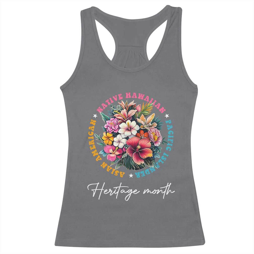 AAPI Heritage Month Racerback Tank Top Asian American Native Hawaiian Pacific Islander Vintage