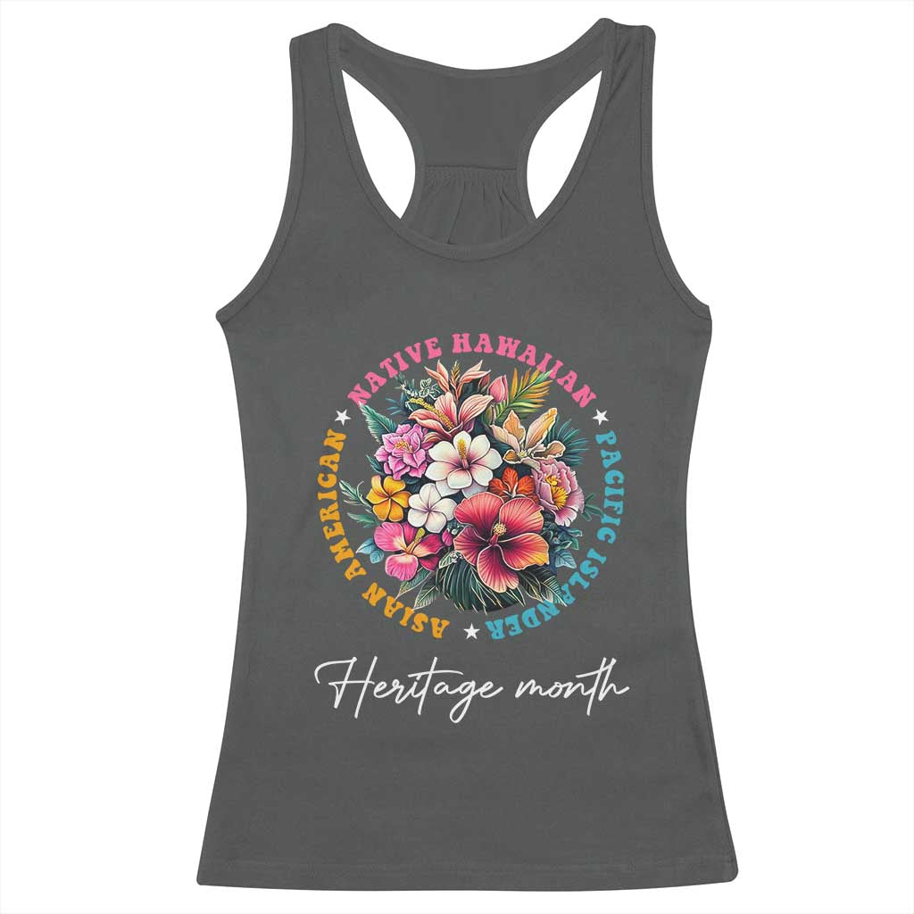 AAPI Heritage Month Racerback Tank Top Asian American Native Hawaiian Pacific Islander Vintage