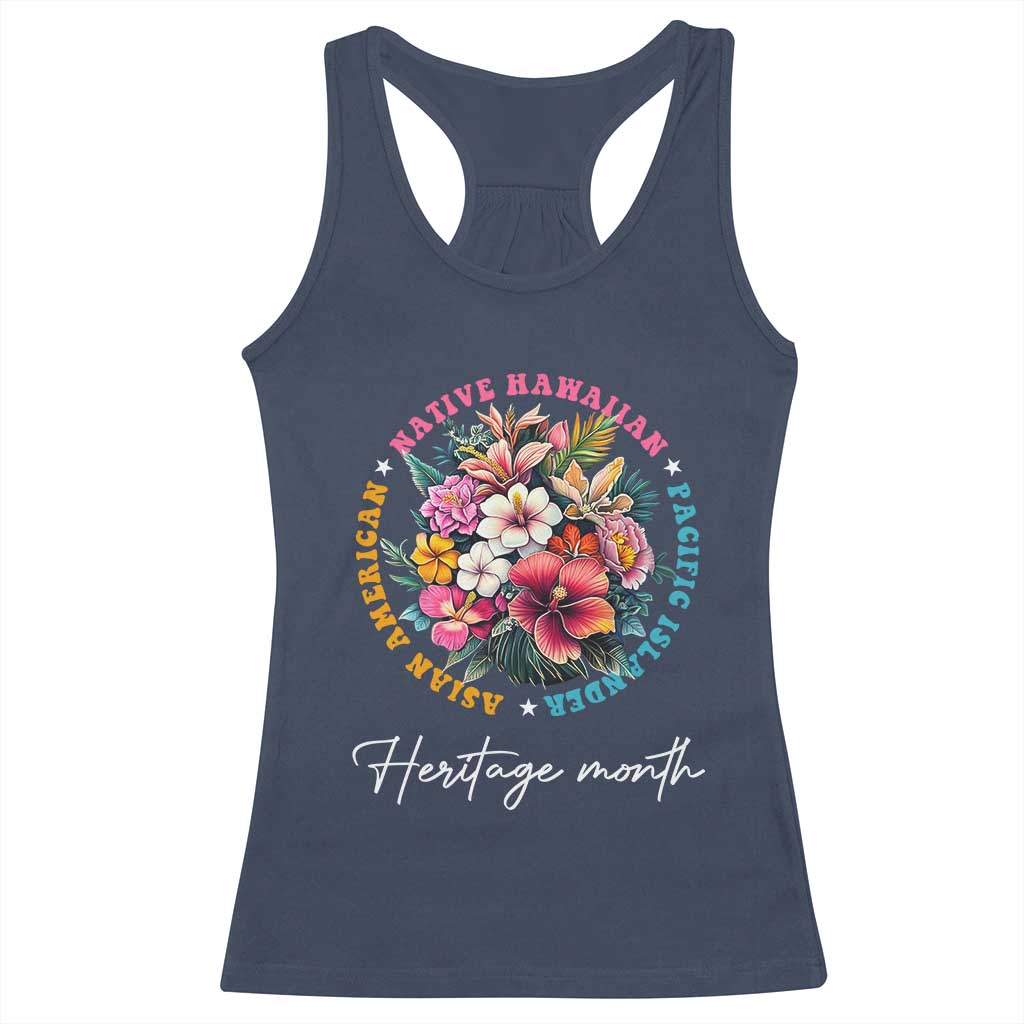 AAPI Heritage Month Racerback Tank Top Asian American Native Hawaiian Pacific Islander Vintage