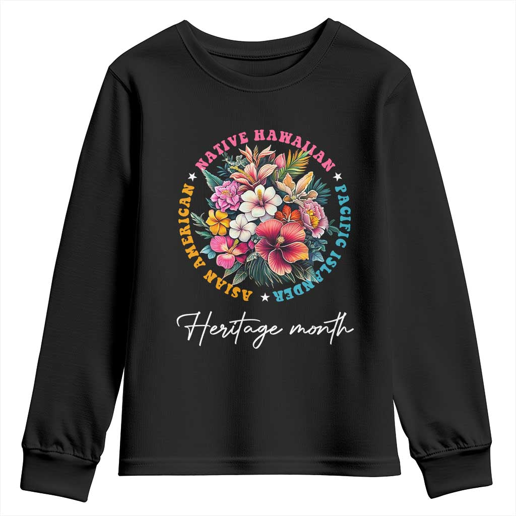 AAPI Heritage Month Youth Sweatshirt Asian American Native Hawaiian Pacific Islander Vintage